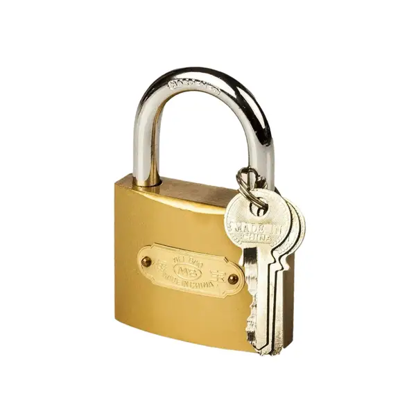 [0186_copper_lock] Solid Imitation Copper Lock