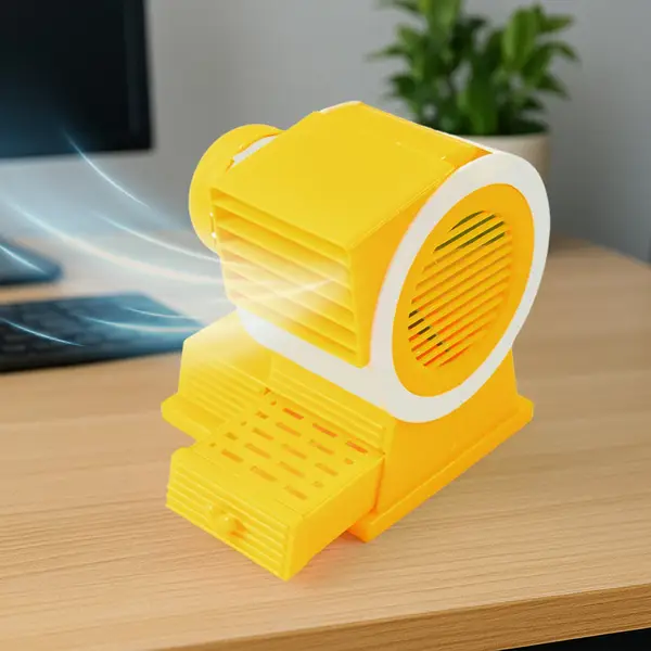[8364_mini_portable_usb_table_fan] Mini Dual-Blade Portable USB Table Fan
