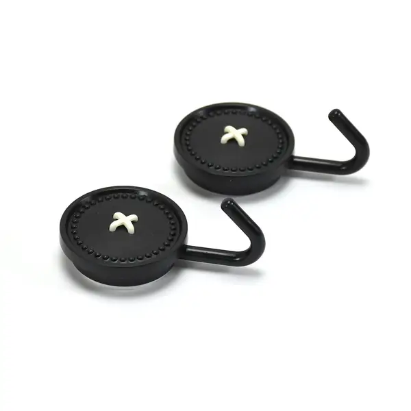 [7473_big_hook_2pc] Heavy-Duty Wall Hooks (2 Pcs) for Home Use