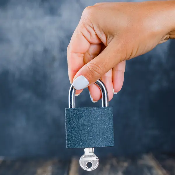 [9389_iron_pad_lock_60mm] Iron Padlock with Brass Core for Home & Outdoor Security (60mm)
