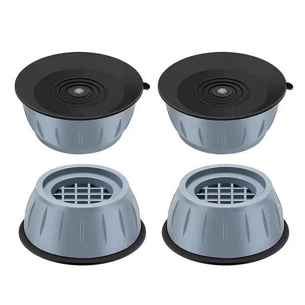 [1769_4pc_cb_anti_vib_pad] Anti Vibration Pads with Suction Cup Feet