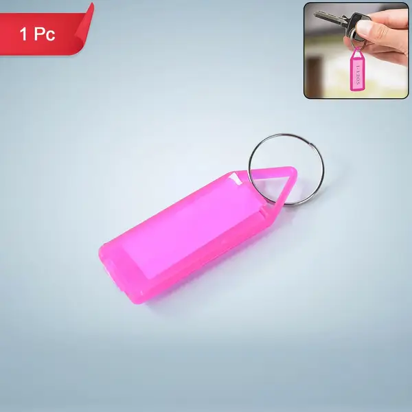 [8928_1pc_keychain_tag_lablel] 1 Pc Keychain Tag Label Used For Decorative Purpose On Keys And All