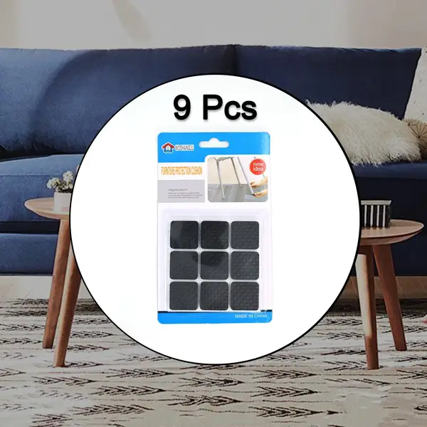 [7429_9pc_furniture_pads] Furniture Protection Pad Furniture Anti Slip Floor Protection (9 Pcs Set)