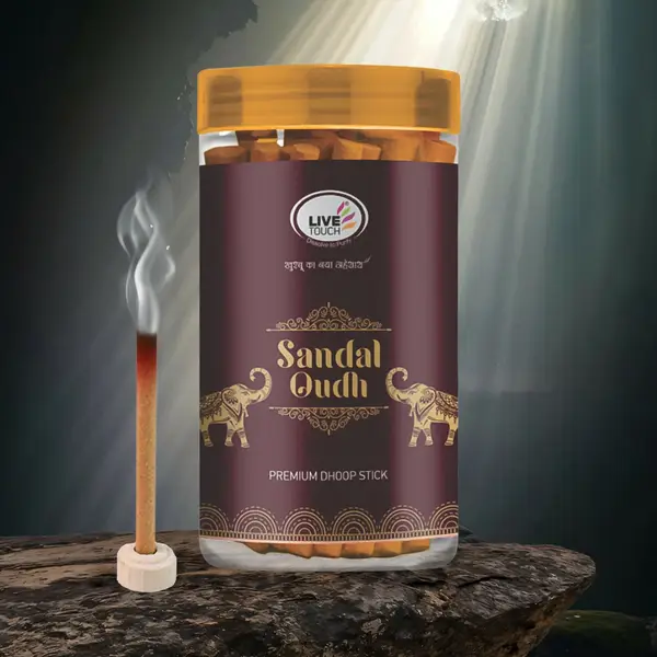 [PT-2267whl167_48584_sandal_oudh_dhoop_stick_100g] Live Touch Sandal Oudh Premium Dhoop Stick