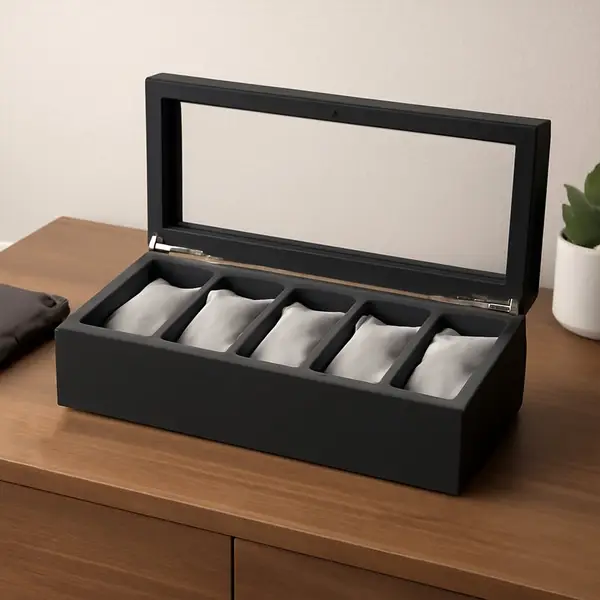 [18901_multi_function_jewellery_storage_box] Style Fresh and Simple Girl Earrings Plate Jewellery Box Earrings Ring Multi-function Jewellery Storage Box